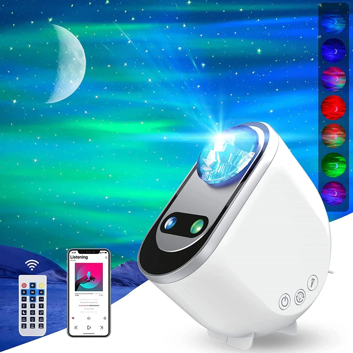 Aurora Borealis™ LED Projector — Aurores Boréales 360° Dans Ta Chambre